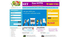 Desktop Screenshot of landinkerala.com